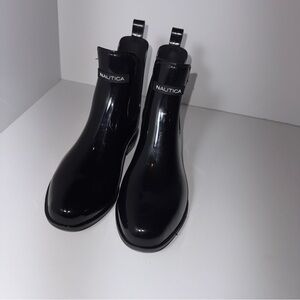 Nautica Shiny Rain boots size 6 New in Box